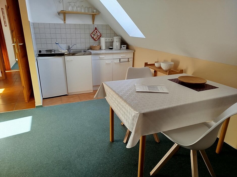 Essecke mit Miniküche